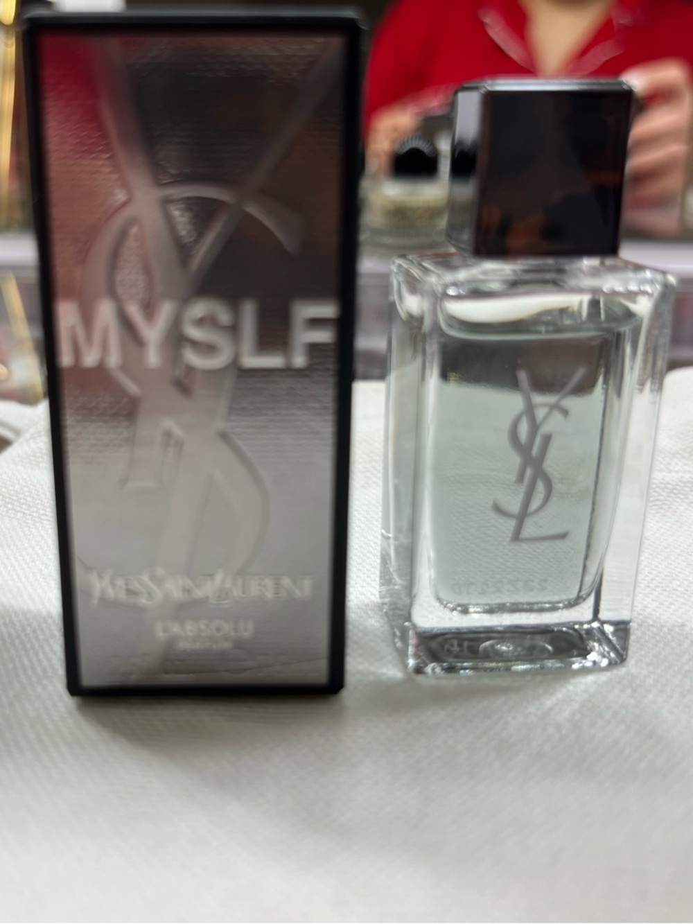 Yves Saint Laurent Silver & Clear Myself Fragrance Bottle